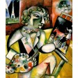 Tablou Autoportret cu șapte degete - Marc Chagall